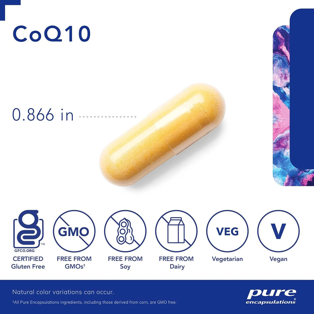 PURE ENCAPSULATIONS - Pure Encapsulations CoQ10 120Mg. 30 Capsulas - The Red Vitamin MX - Suplementos Alimenticios - {{ shop.shopifyCountryName }}