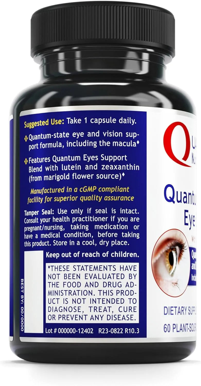 QUANTUM NUTRITION - Quantum Nutrition Labs Eye Support 60 Capsulas - The Red Vitamin MX - Suplementos Alimenticios - {{ shop.shopifyCountryName }}