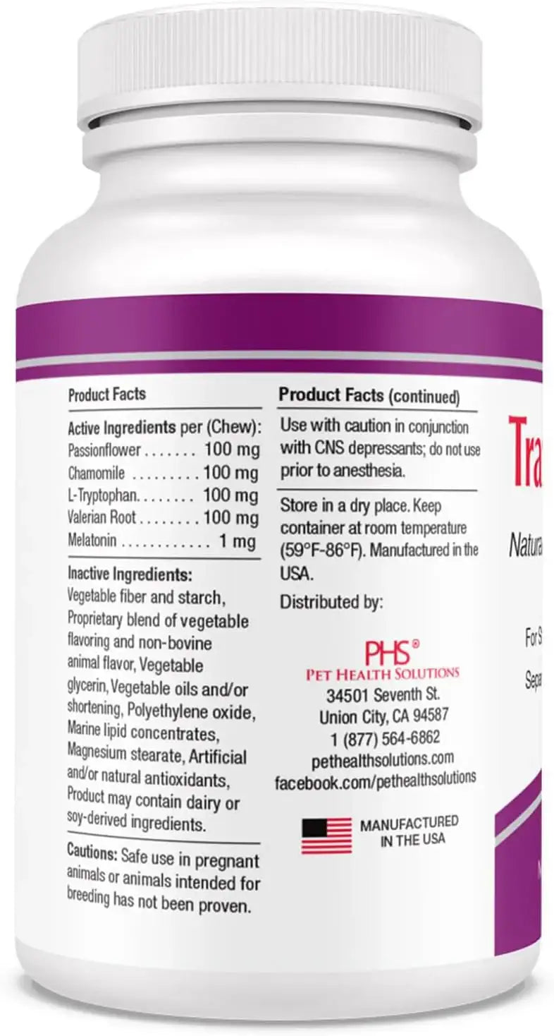 PET HEALTH SOLUTIONS - Pet Health Solutions Tranquil-Chews Calming Formula for Dogs 60 Masticables - The Red Vitamin MX - Relajantes Para Perros - {{ shop.shopifyCountryName }}