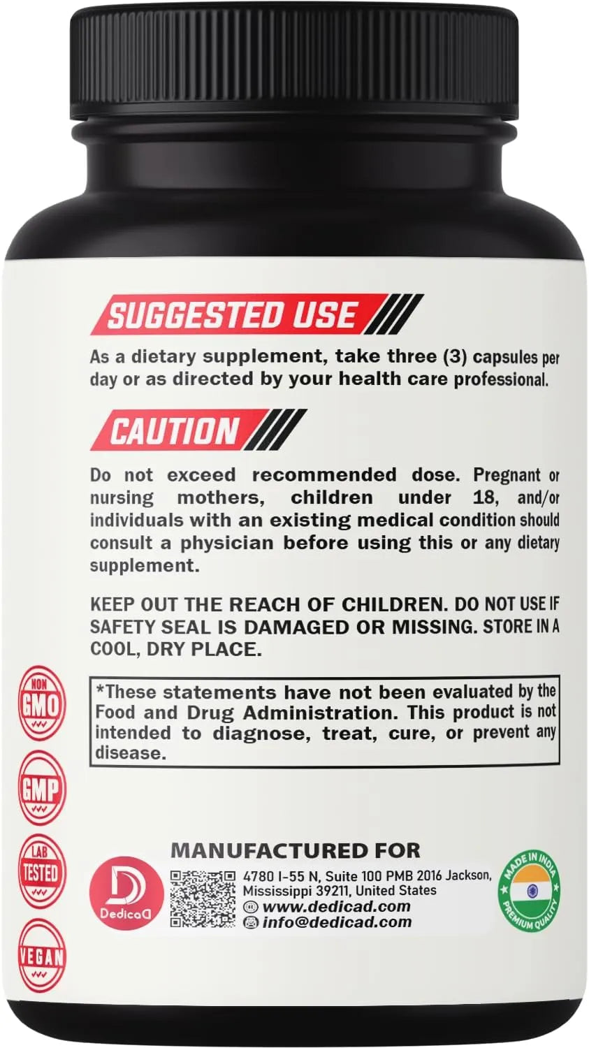 DEDICAD - DEDICAD Wormwood Capsules with Black Walnut & Cloves 240 Capsulas - The Red Vitamin MX - Suplementos Alimenticios - {{ shop.shopifyCountryName }}