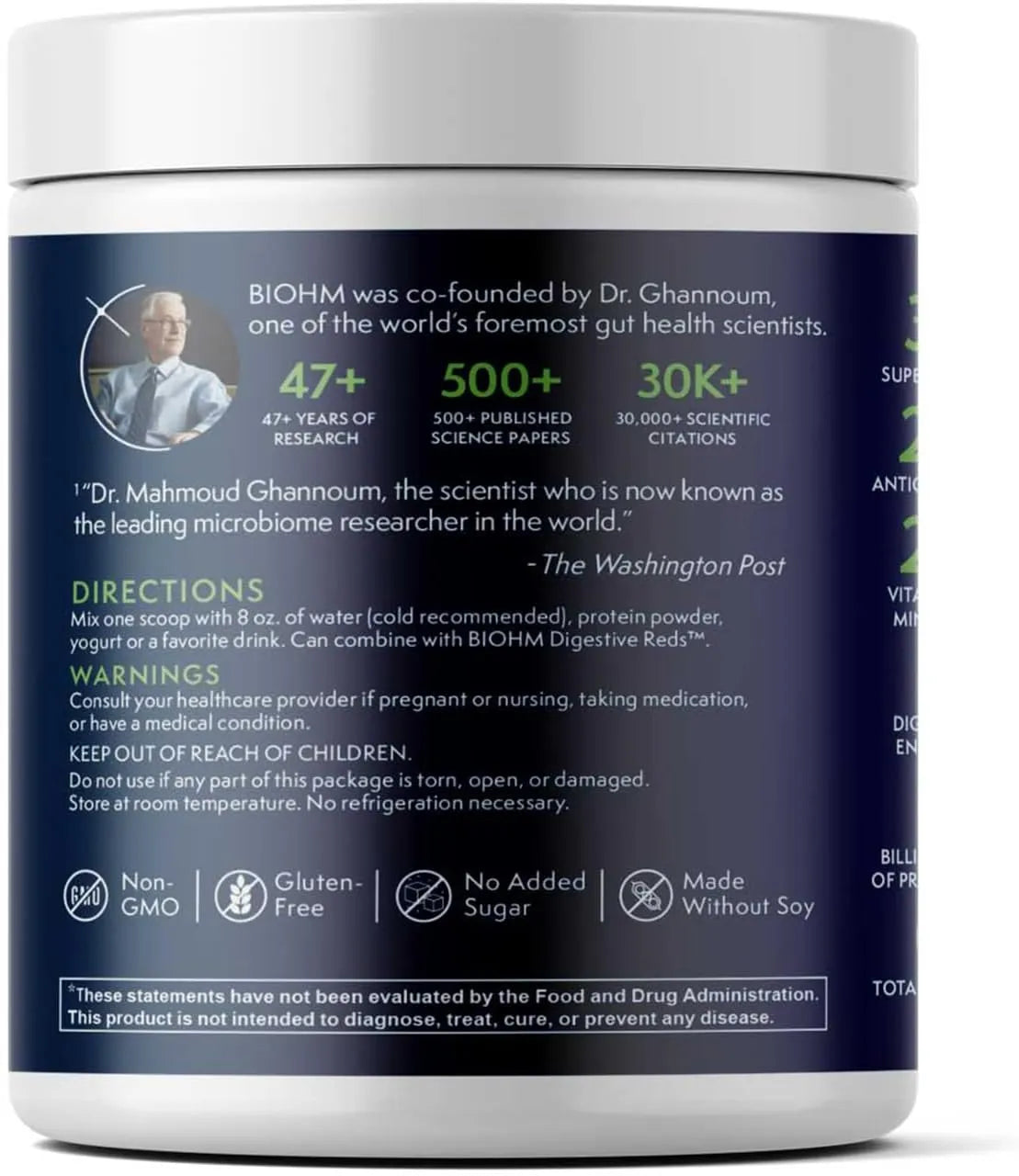 BIOHM - BIOHM Digestive Greens Powder 30 Servicios Berry Flavor 210Gr. - The Red Vitamin MX - Suplementos Alimenticios - {{ shop.shopifyCountryName }}