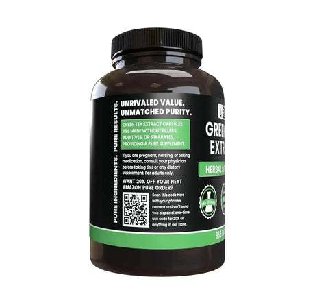PURE ORIGINAL INGREDIENTS - Pure Original Ingredients Green Tea Extract 365 Capsulas - The Red Vitamin MX - Suplementos Alimenticios - {{ shop.shopifyCountryName }}
