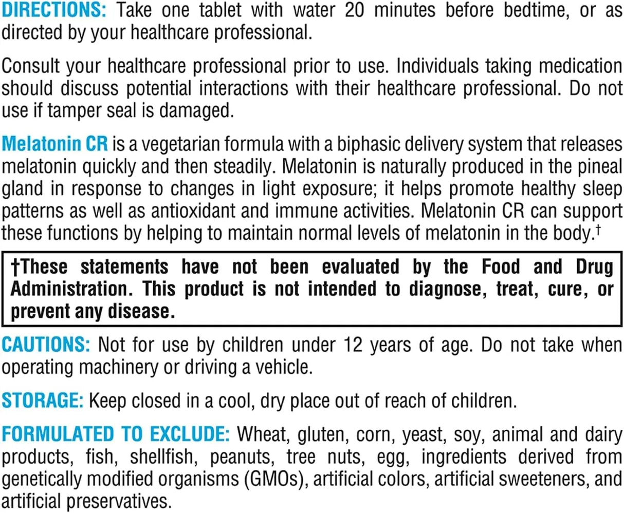 XYMOGEN - XYMOGEN Melatonin CR 5Mg. 90 Tabletas - The Red Vitamin MX - Suplementos Alimenticios - {{ shop.shopifyCountryName }}