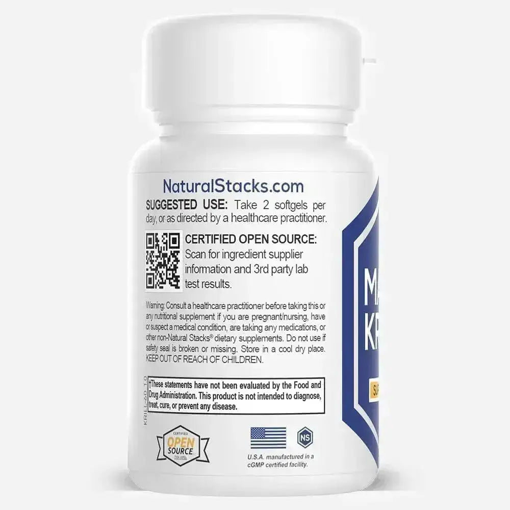 NATURAL STACKS - NATURAL STACKS Antarctic Krill Oil 60 Capsulas Blandas - The Red Vitamin MX - Suplementos Alimenticios - {{ shop.shopifyCountryName }}