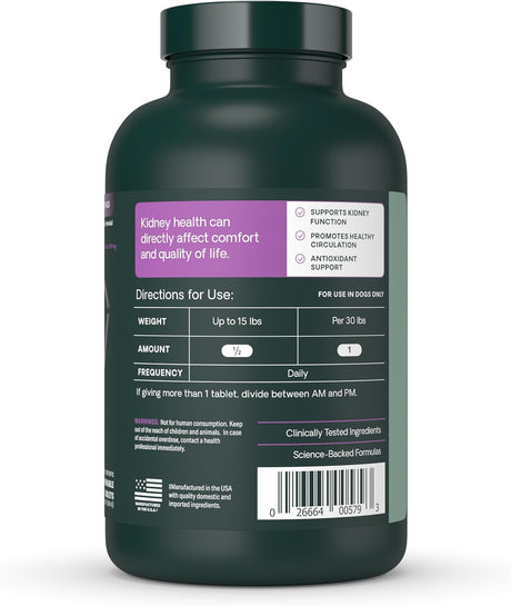 VETRISCIENCE - VetriScience Kidney Health 60 Tabletas Masticables - The Red Vitamin MX - Suplementos Herbales Para Perros - {{ shop.shopifyCountryName }}