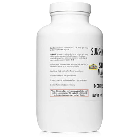 SUNSHINE VALLEY - Sunshine Valley Super Mannitol Powder 453Gr. - The Red Vitamin MX - Suplementos Alimenticios - {{ shop.shopifyCountryName }}