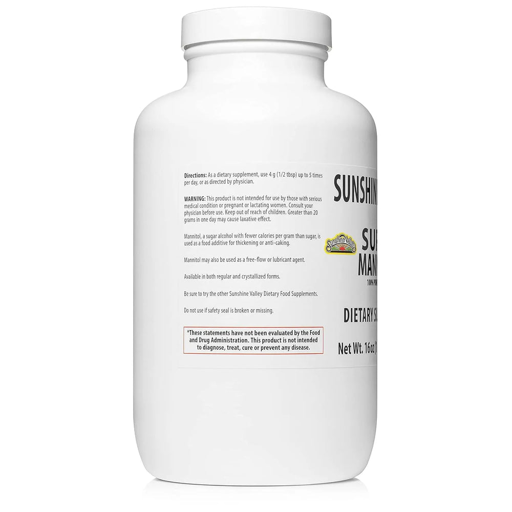 SUNSHINE VALLEY - Sunshine Valley Super Mannitol Powder 453Gr. - The Red Vitamin MX - Suplementos Alimenticios - {{ shop.shopifyCountryName }}
