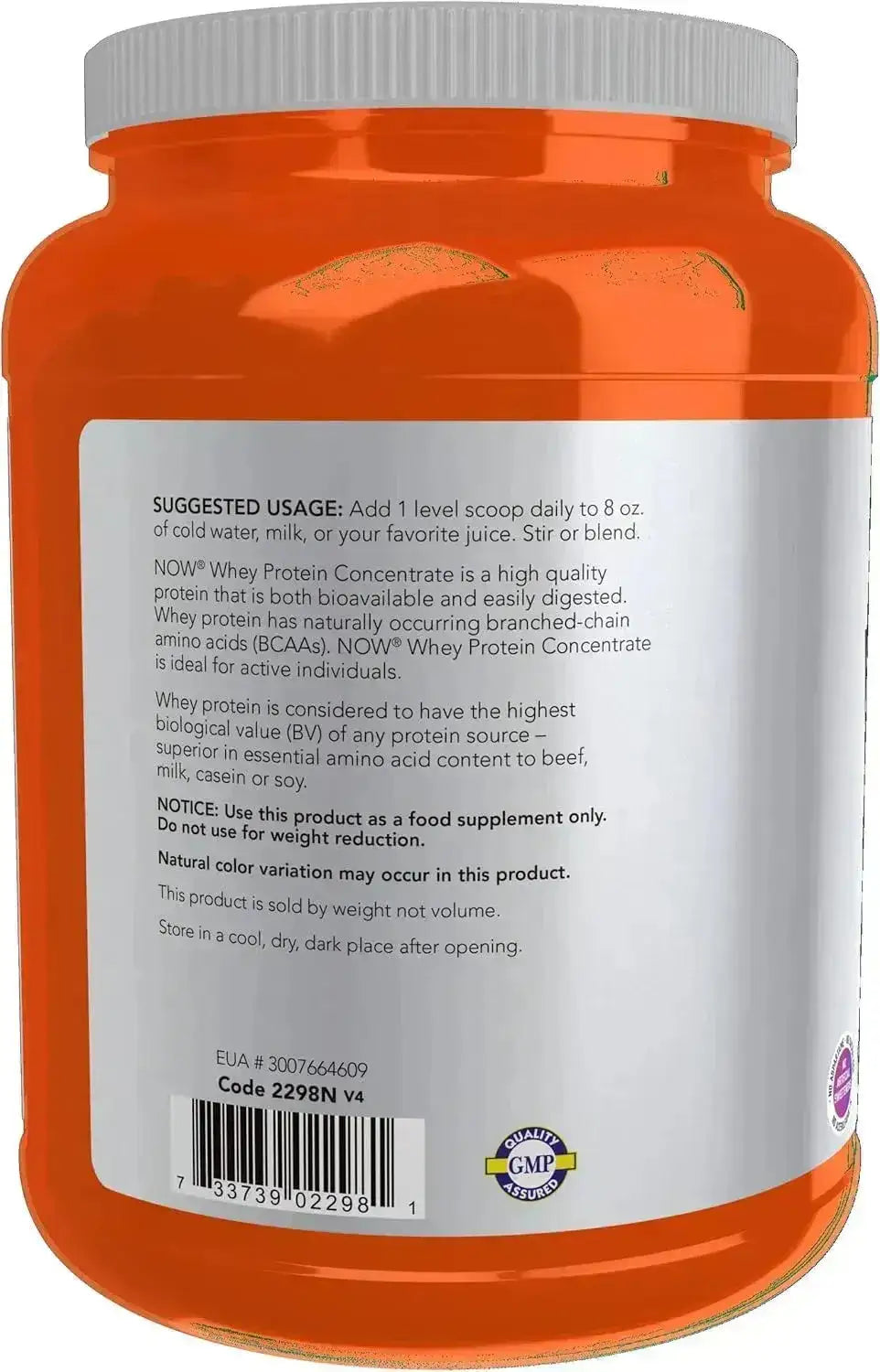 NOW SPORTS - NOW Sports Nutrition Whey Protein Concentrate Unflavored Powder 680Gr. - The Red Vitamin MX - Suplementos Alimenticios - {{ shop.shopifyCountryName }}