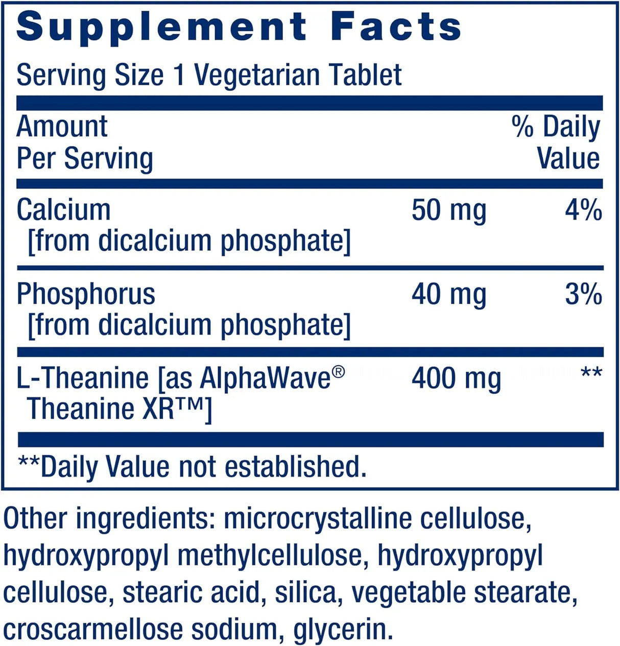 LIFE EXTENSION - Life Extension Theanine XR Stress Relief 30 Tabletas - The Red Vitamin MX - Suplementos Alimenticios - {{ shop.shopifyCountryName }}