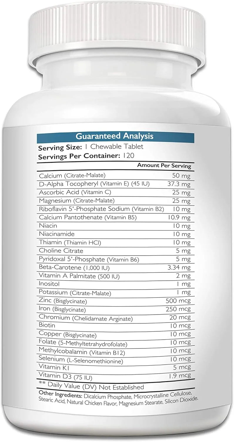 NUTRITION STRENGTH - Nutrition Strength Multivitamins for Dogs 120 Tabletas Masticables - The Red Vitamin MX - Multivitamínicos Para Perros - {{ shop.shopifyCountryName }}