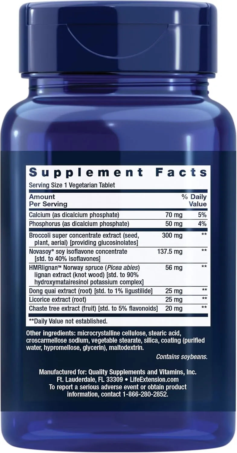 LIFE EXTENSION - Life Extension Estrogen for Women 30 Tabletas - The Red Vitamin MX - Suplementos Alimenticios - {{ shop.shopifyCountryName }}