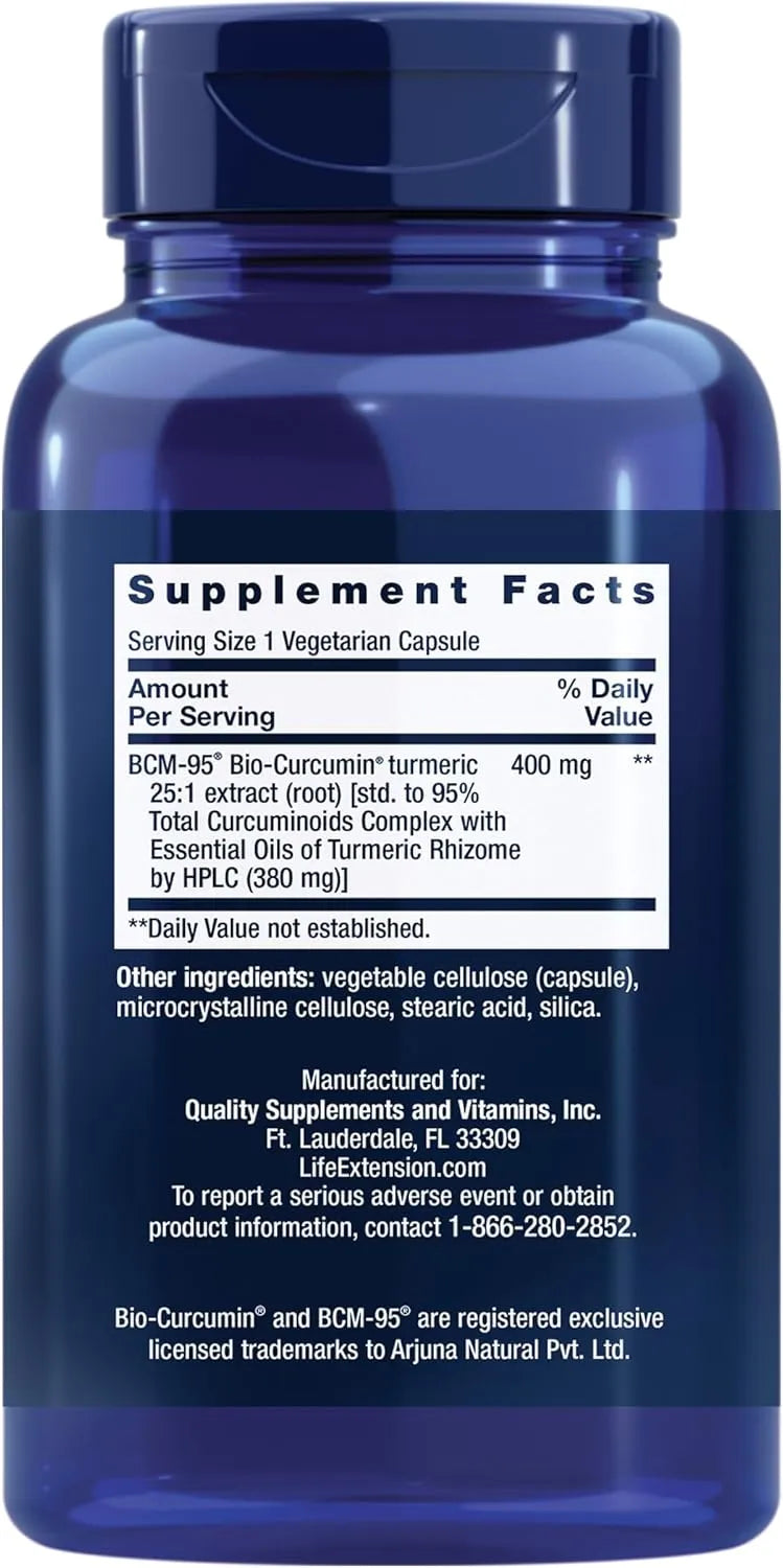 LIFE EXTENSION - Life Extension Super Bio-Curcumin Turmeric Extract 60 Capsulas - The Red Vitamin MX - Suplementos Alimenticios - {{ shop.shopifyCountryName }}