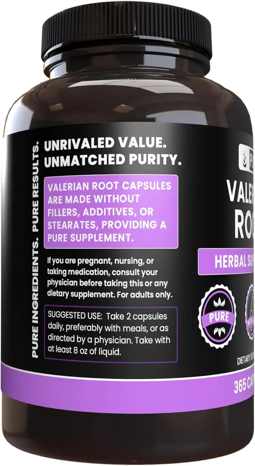PURE ORIGINAL INGREDIENTS - Pure Original Ingredients Valerian Root 365 Capsulas - The Red Vitamin MX - Suplementos Alimenticios - {{ shop.shopifyCountryName }}