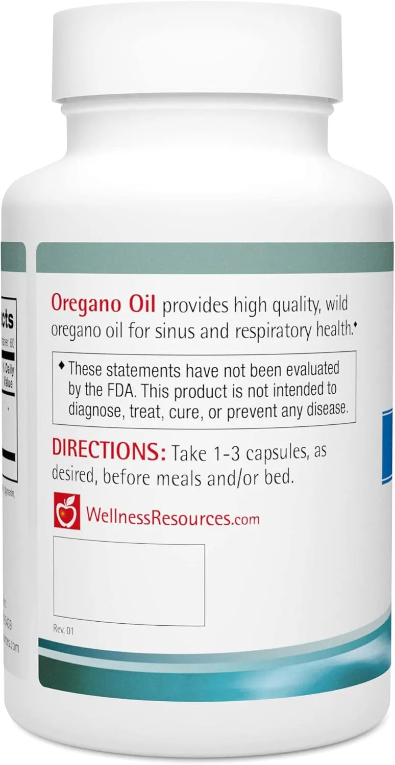 WELLNESS RESOURCES - Wellness Resources Oil of Oregano 180 Capsulas - The Red Vitamin MX - Suplementos Alimenticios - {{ shop.shopifyCountryName }}