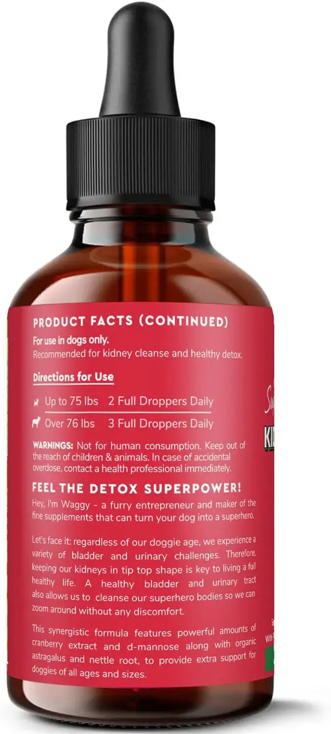 WONDER PAWS - WONDER PAWS Premium Kidney Support for Dogs 2 Fl.Oz. - The Red Vitamin MX - Salud De Tracto Urinario Para Perros - {{ shop.shopifyCountryName }}