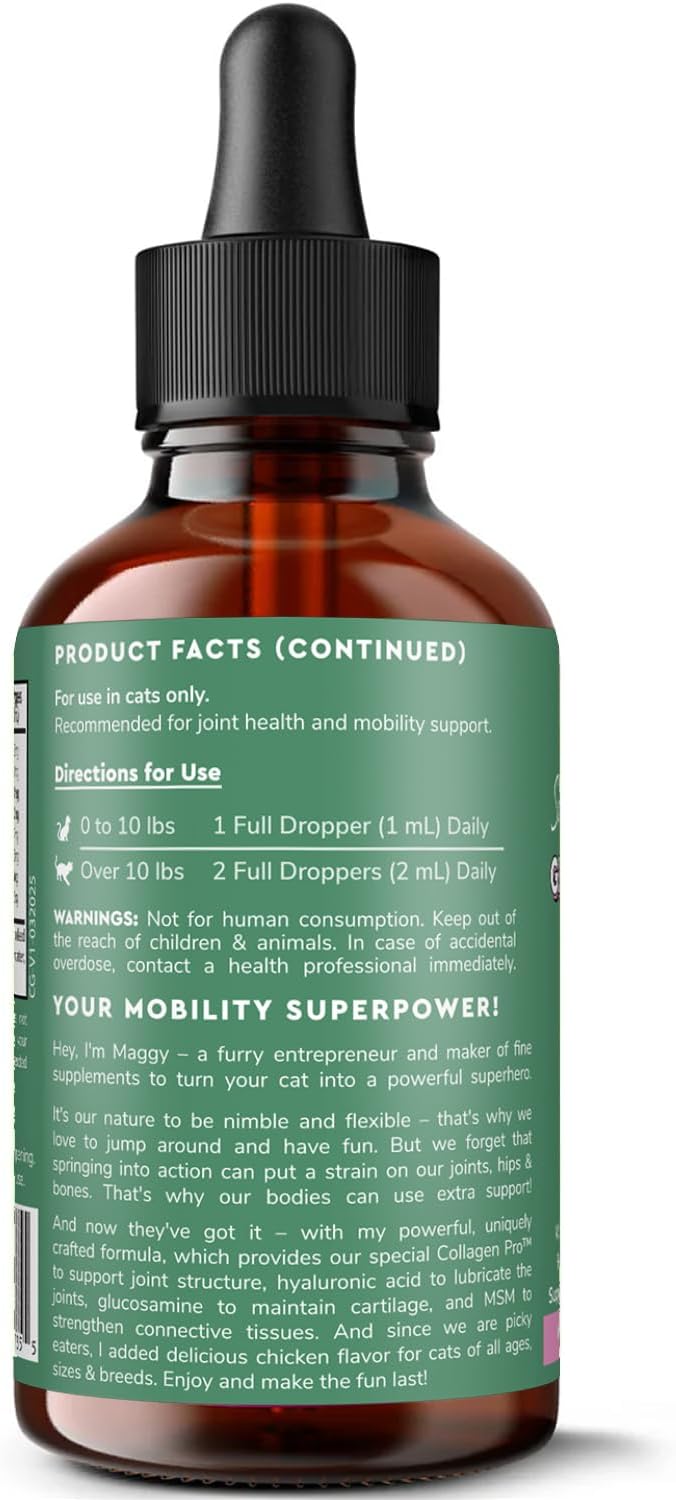 WONDER PAWS Premium Liquid Glucosamine for Cats 2 Fl.Oz.