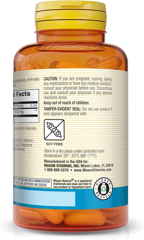 MASON NATURAL - MASON NATURAL L-Tryptophan Sleep Formula 500Mg. 60 Capsulas - The Red Vitamin MX - Suplementos Alimenticios - {{ shop.shopifyCountryName }}