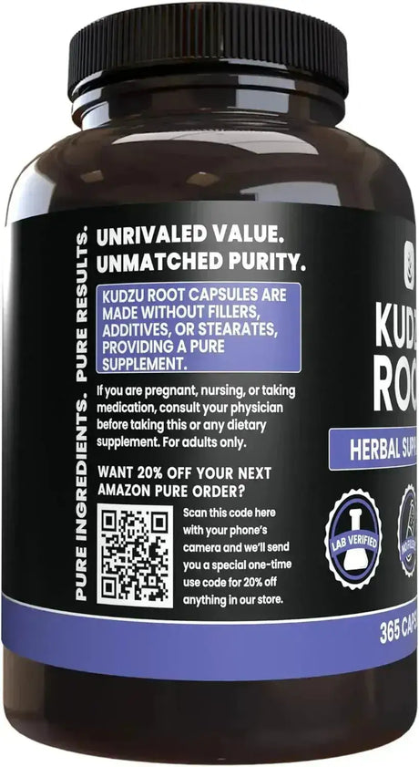 PURE ORIGINAL INGREDIENTS - Pure Original Ingredients Kudzu Root 365 Capsulas - The Red Vitamin MX - Suplementos Alimenticios - {{ shop.shopifyCountryName }}