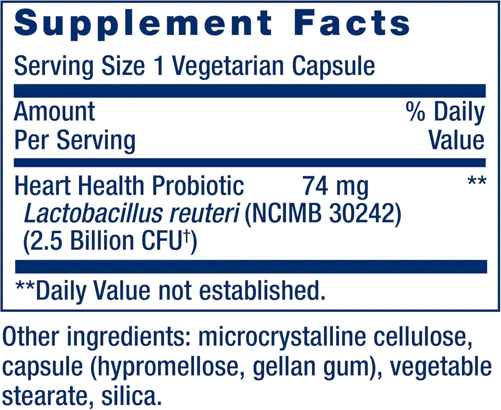 LIFE EXTENSION - Life Extension FLORASSIST Probiotic Heart Health 60 Capsulas - The Red Vitamin MX - Suplementos Alimenticios - {{ shop.shopifyCountryName }}
