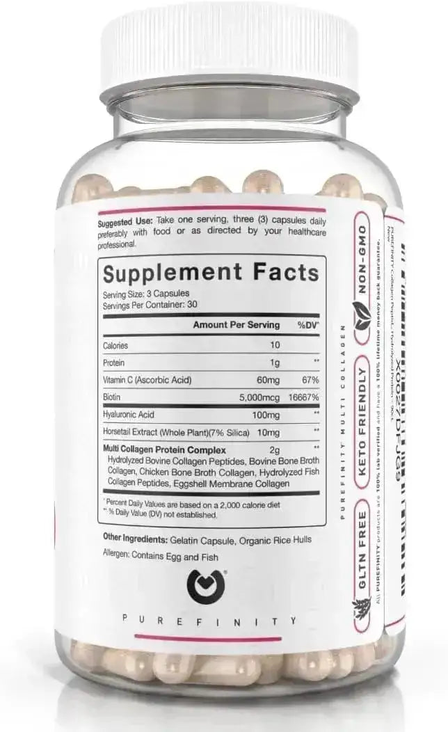 PUREFINITY - PUREFINITY Collagen Peptides 90 Capsulas - The Red Vitamin MX - Suplementos Alimenticios - {{ shop.shopifyCountryName }}