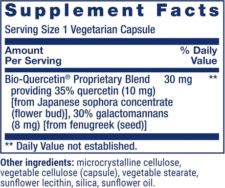 LIFE EXTENSION - Life Extension Bio-Quercetin 30 Capsulas - The Red Vitamin MX - Suplementos Alimenticios - {{ shop.shopifyCountryName }}