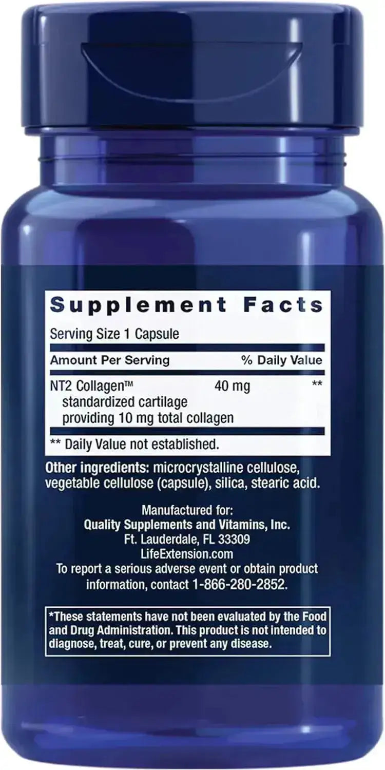 LIFE EXTENSION - Life Extension NT2 Collagen 60 Capsulas - The Red Vitamin MX - Suplementos Alimenticios - {{ shop.shopifyCountryName }}