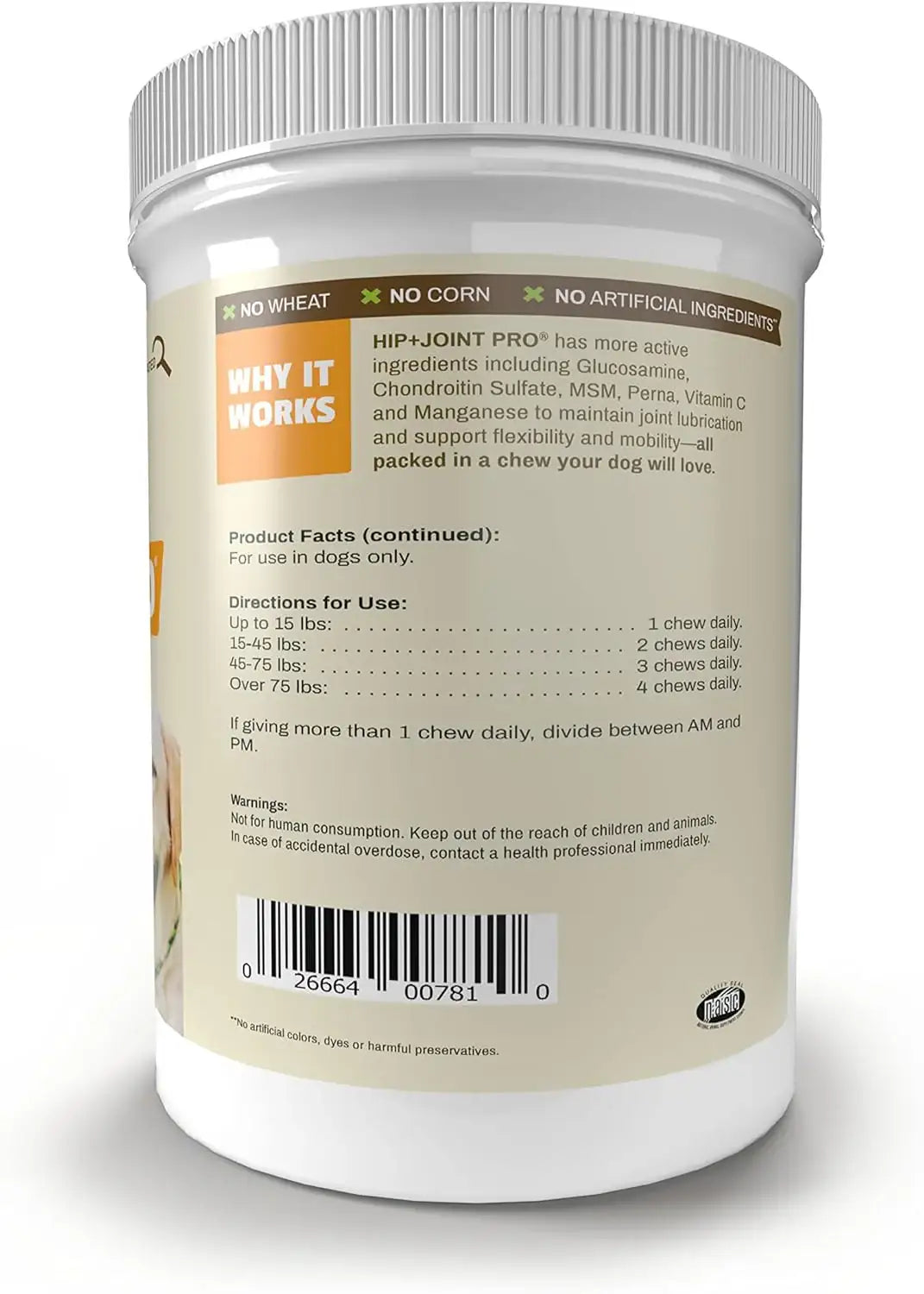 PET NATURALS - Pet Naturals Hip and Joint Pro 130 Masticables - The Red Vitamin MX - Cuidado De Cadera Y Articulaciones Para Perros - {{ shop.shopifyCountryName }}