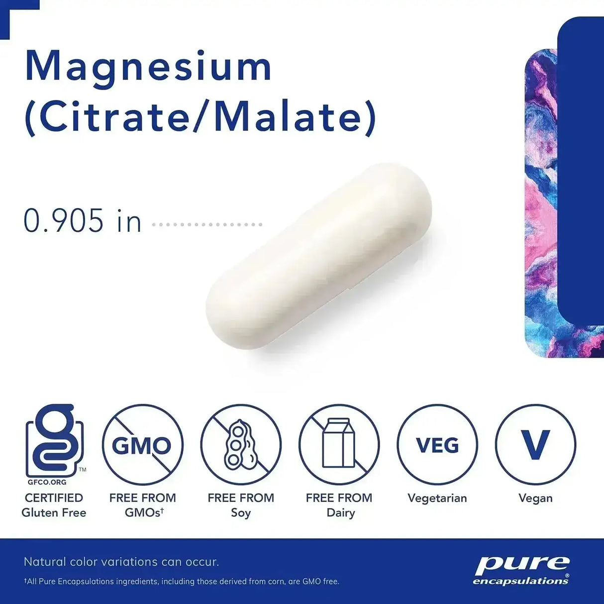 PURE ENCAPSULATIONS - Pure Encapsulations Magnesium Citrate Malate 180 Capsulas - The Red Vitamin MX - Suplementos Alimenticios - {{ shop.shopifyCountryName }}