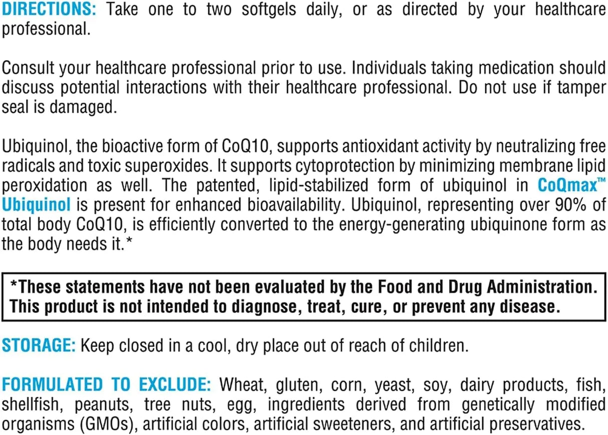 XYMOGEN - XYMOGEN CoQmax Ubiquinol 60 Capsulas Blandas - The Red Vitamin MX - Suplementos Alimenticios - {{ shop.shopifyCountryName }}