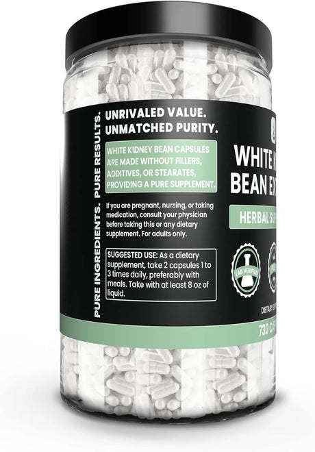 PURE ORIGINAL INGREDIENTS - Pure Original Ingredients White Kidney Bean 730 Capsulas - The Red Vitamin MX - Suplementos Alimenticios - {{ shop.shopifyCountryName }}