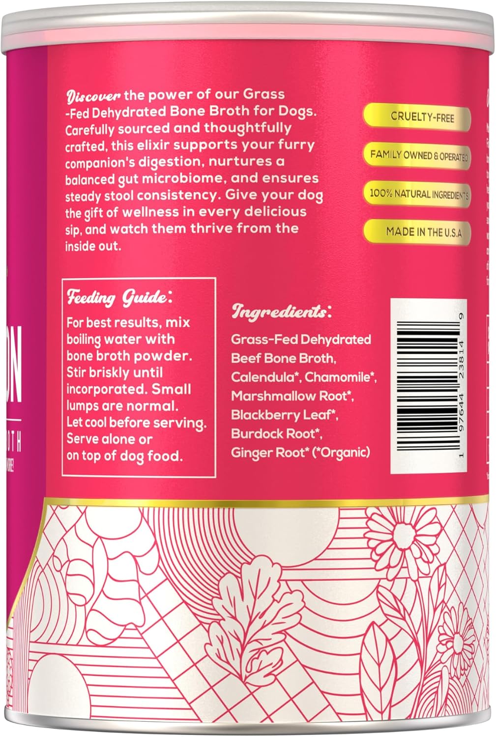 FIDO'S - Fido's Digestion Bone Broth for Dogs 60 Servicios 184Gr. - The Red Vitamin MX - Suplementos Herbales Para Perros - {{ shop.shopifyCountryName }}