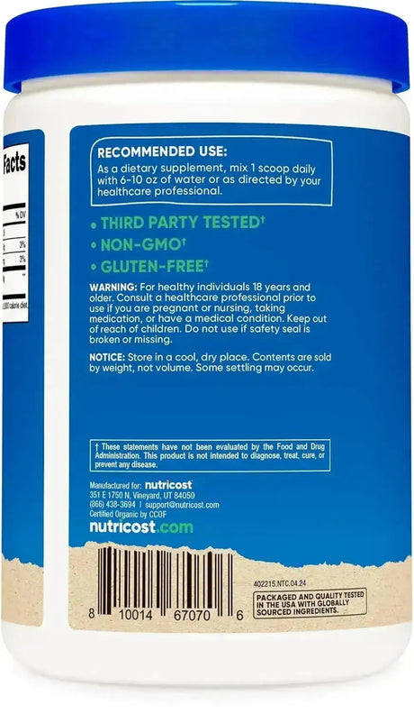 NUTRICOST - Nutricost Organic Goji Berry Powder 454Gr. - The Red Vitamin MX - Suplementos Alimenticios - {{ shop.shopifyCountryName }}