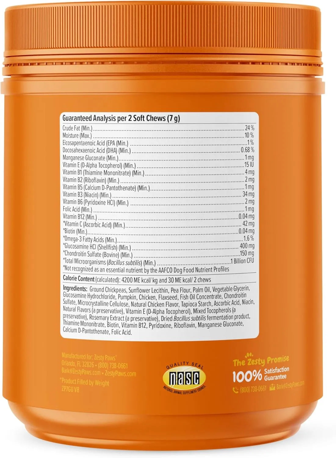 ZESTY PAWS - Zesty Paws Multivitamin Treats for Dogs Chicken Flavor 250 Masticables - The Red Vitamin MX - Cuidado De Los Ojos De Los Perros - {{ shop.shopifyCountryName }}