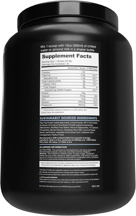 BLESSED - Blessed Vegan Protein Powder 23g of Pea Protein Cookies & Cream 1.06 Kg. - The Red Vitamin MX - Suplementos Alimenticios - {{ shop.shopifyCountryName }}