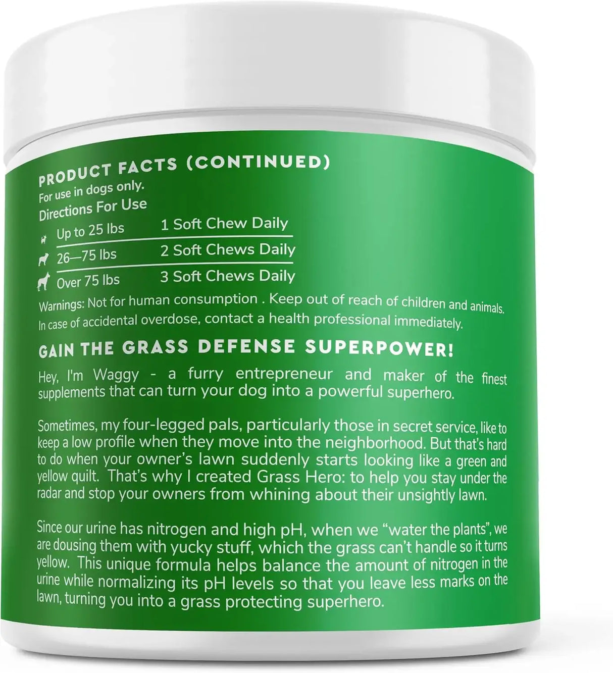 WONDER PAWS - WONDER PAWS Grass Hero Grass Burn Spot Chews 60 Masticables - The Red Vitamin MX - Salud De Tracto Urinario Para Perros - {{ shop.shopifyCountryName }}