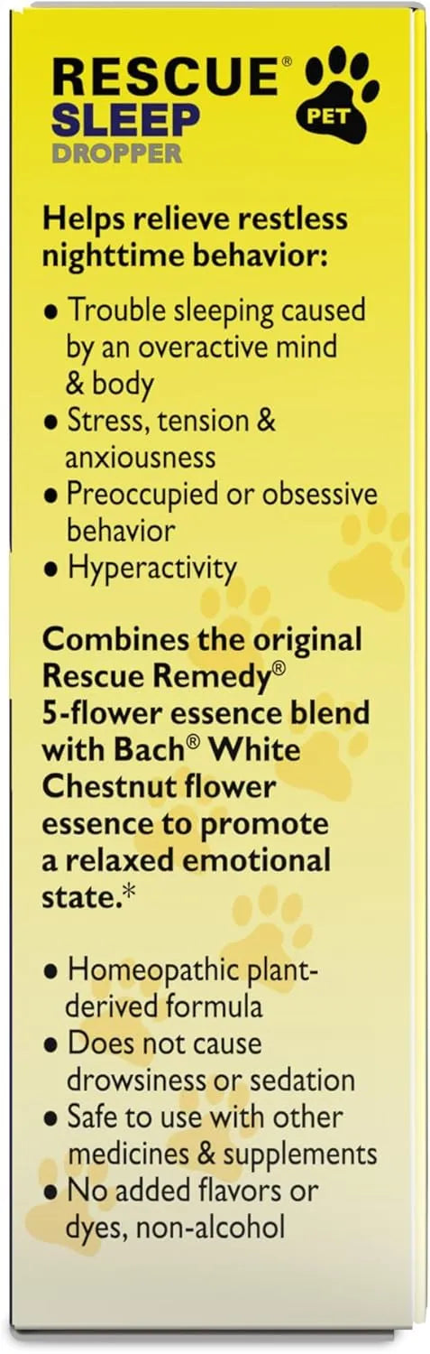 BACH - RESCUE Bach PET Sleep Dropper 10Ml. - The Red Vitamin MX - Relajantes Para Perros - {{ shop.shopifyCountryName }}