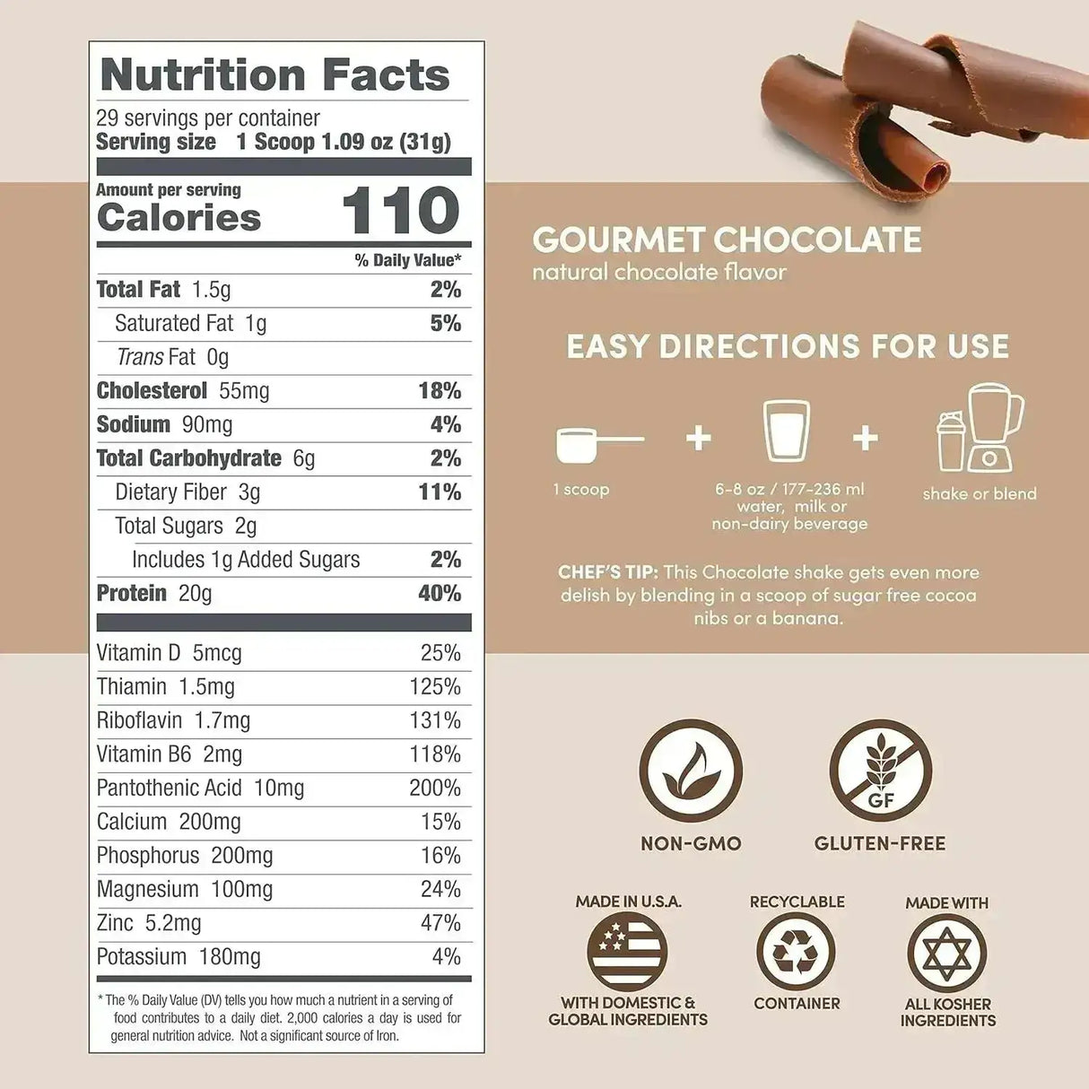 DESIGNER WELLNESS - Designer Wellness Designer Whey Natural Whey Protein Powder Chocolate 908Gr. - The Red Vitamin MX - Suplementos Alimenticios - {{ shop.shopifyCountryName }}