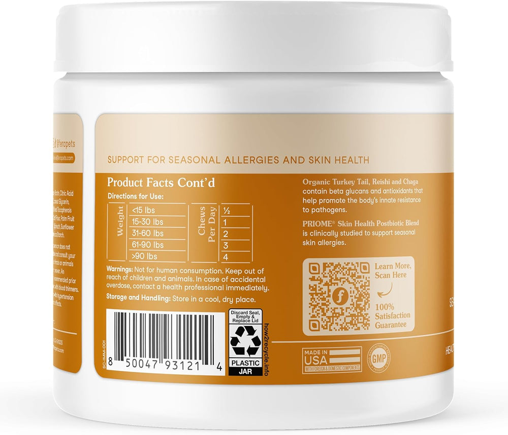 FERA PETS - Fera Pet Organics Dog Allergy and Immune Support 90 Masticables - The Red Vitamin MX - Suplementos Herbales Para Perros - {{ shop.shopifyCountryName }}