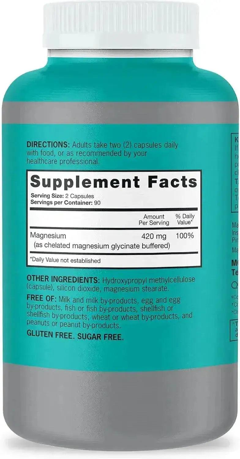 QUNOL - Qunol Magnesium 420Mg. 180 Capsulas - The Red Vitamin MX - Suplementos Alimenticios - {{ shop.shopifyCountryName }}