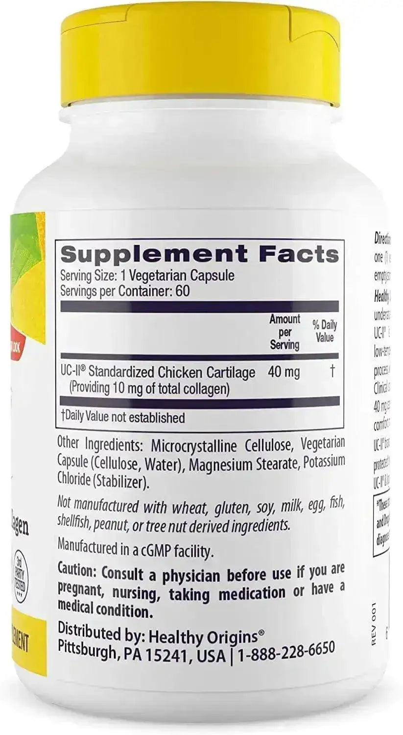 HEALTHY ORIGINS - Healthy Origins UC-II 40Mg. 60 Capsulas - The Red Vitamin MX - Suplementos Alimenticios - {{ shop.shopifyCountryName }}