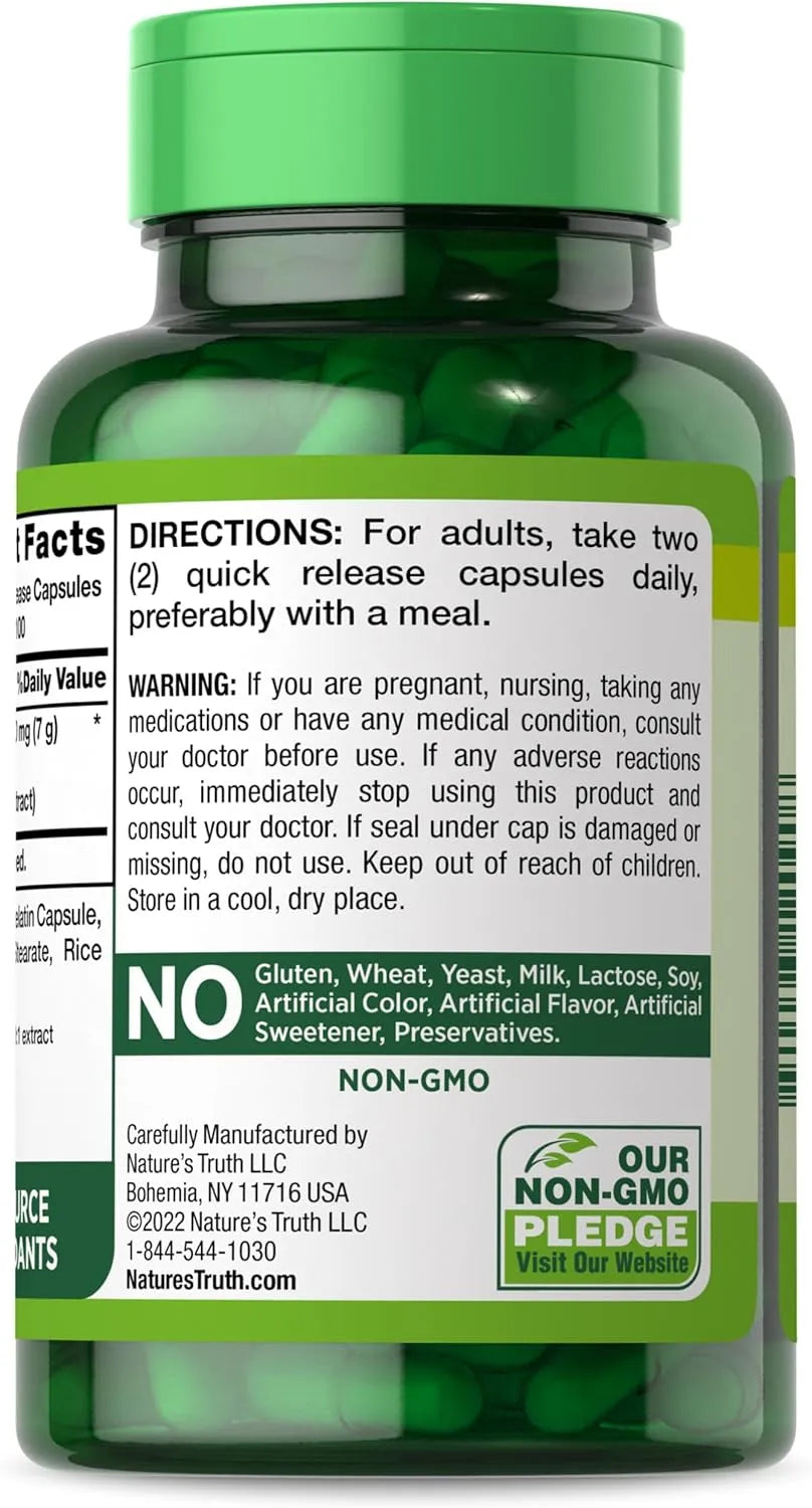 NATURE'S TRUTH - Nature's Truth Tart Cherry Extract 7000Mg. 200 Capsulas - The Red Vitamin MX - Suplementos Alimenticios - {{ shop.shopifyCountryName }}