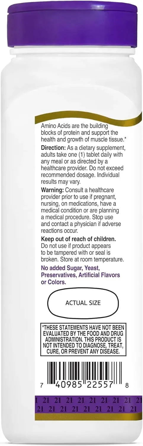 21ST CENTURY - 21st Century Daily Amino Acid 120 Tabletas - The Red Vitamin MX - Suplementos Alimenticios - {{ shop.shopifyCountryName }}