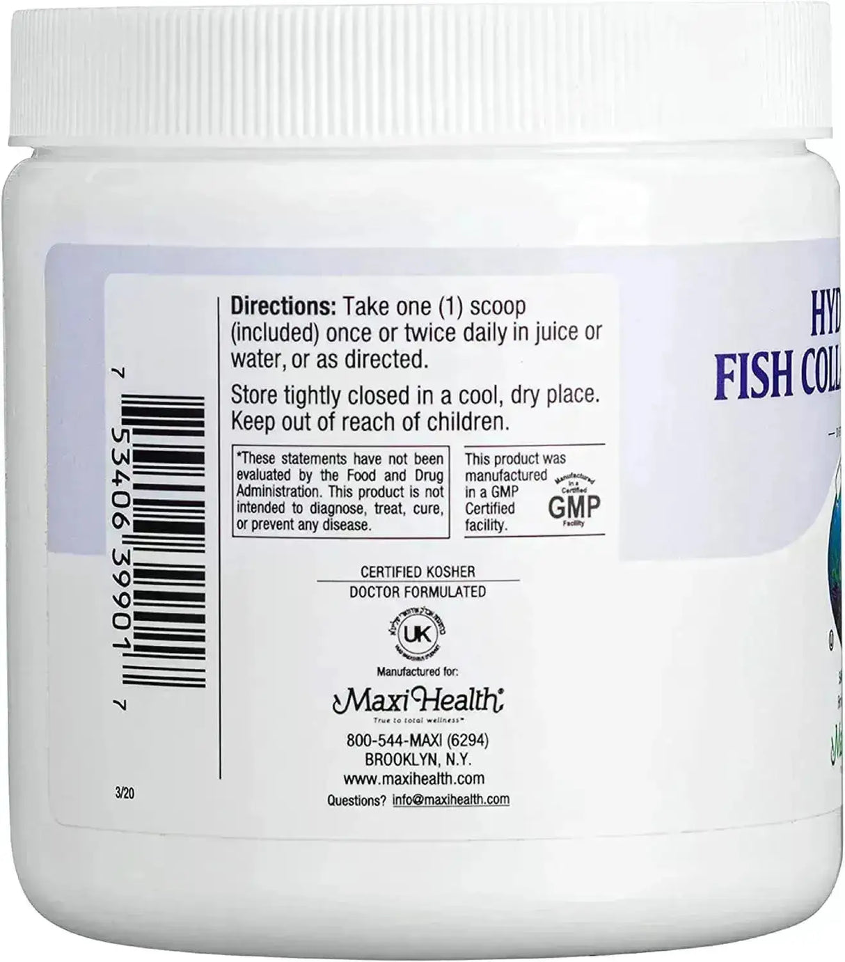 MAXI HEALTH - Maxi Health Marine Collagen Powder Unflavored 305Gr. - The Red Vitamin MX - Suplementos Alimenticios - {{ shop.shopifyCountryName }}