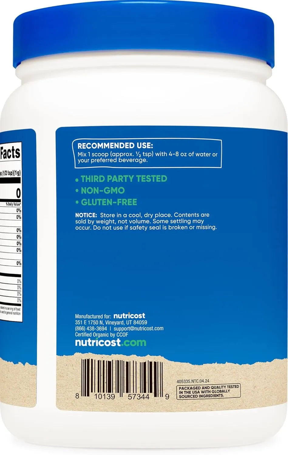 NUTRICOST - Nutricost Organic Kale Powder 454Gr. - The Red Vitamin MX - Suplementos Alimenticios - {{ shop.shopifyCountryName }}