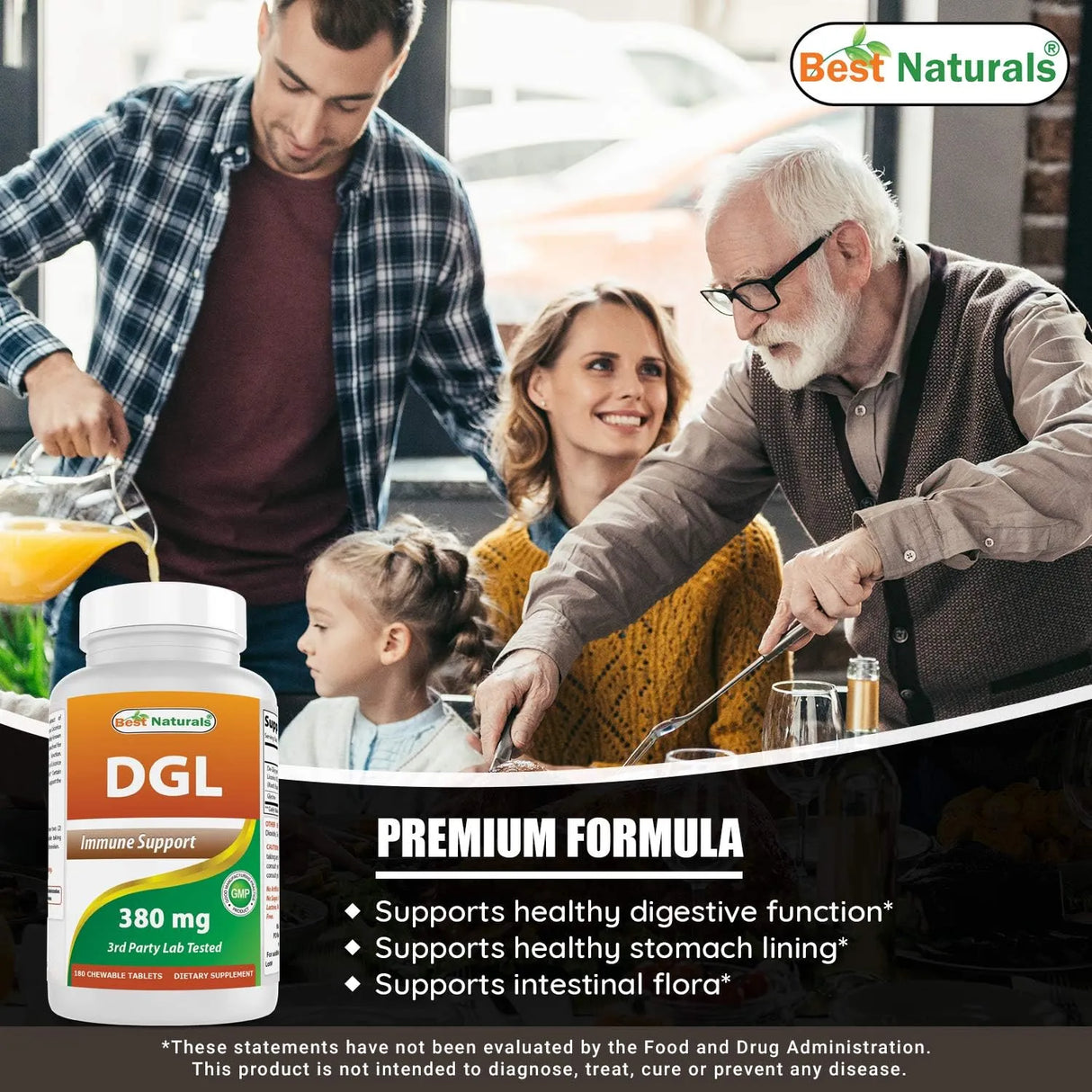 BEST NATURALS - Best Naturals DGL Chewable 380Mg. 180 Tabletas Masticables 2 Pack - The Red Vitamin MX - Suplementos Alimenticios - {{ shop.shopifyCountryName }}