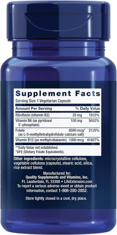 LIFE EXTENSION - Life Extension Homocysteine Resist 60 Capsulas - The Red Vitamin MX - Suplementos Alimenticios - {{ shop.shopifyCountryName }}