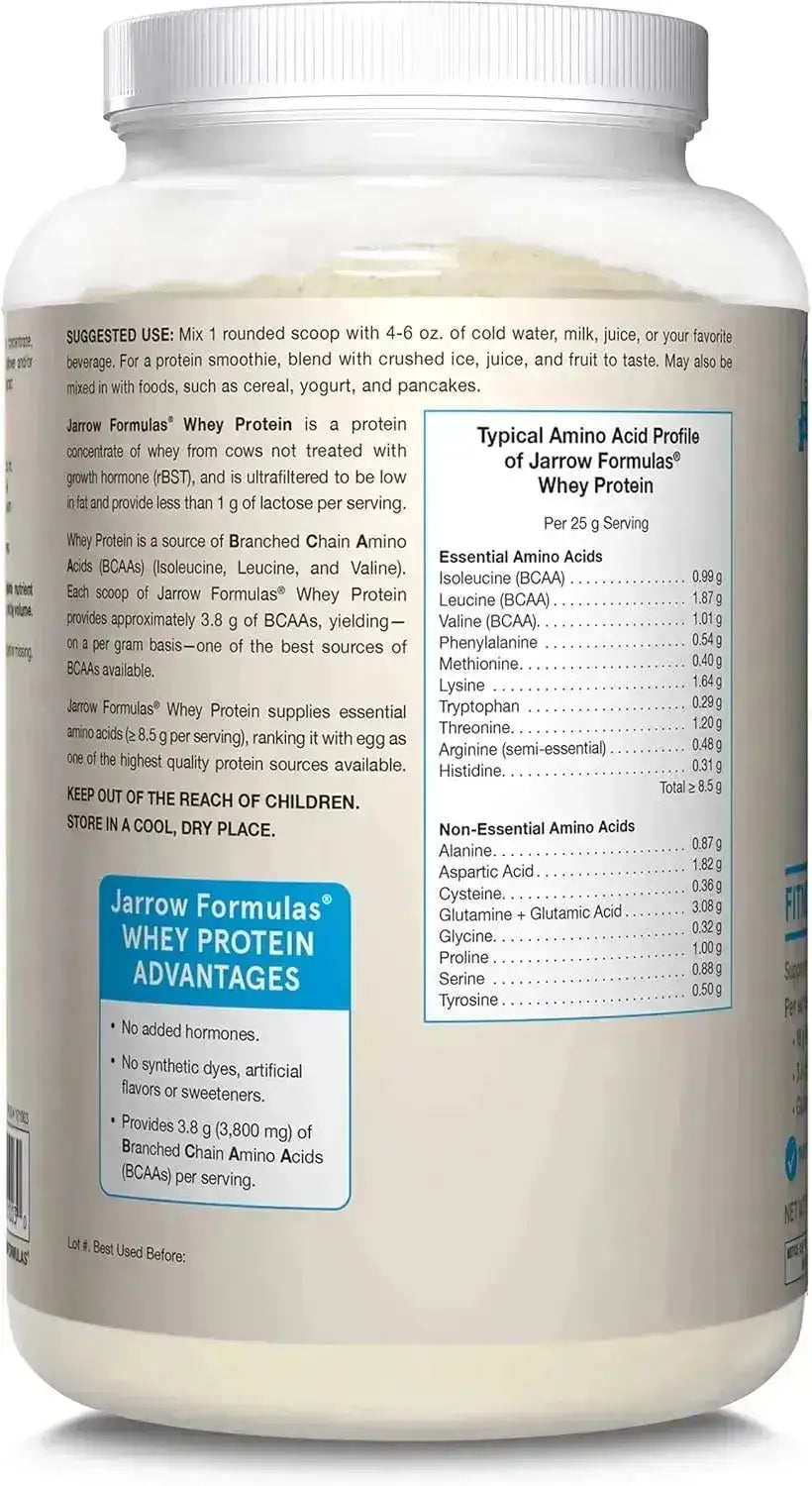 JARROW FORMULAS - Jarrow Formulas Whey Protein Vanilla 908Gr. - The Red Vitamin MX - Suplementos Alimenticios - {{ shop.shopifyCountryName }}