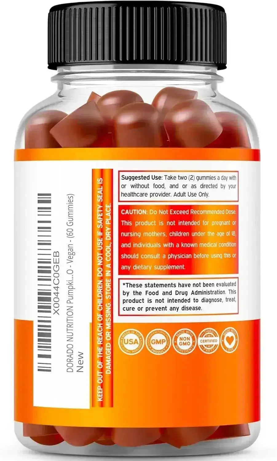 DORADO NUTRITION - Dorado Nutrition Pumpkin Seed Oil Gummies 4000Mg. 60 Gomitas - The Red Vitamin MX - Suplementos Alimenticios - {{ shop.shopifyCountryName }}