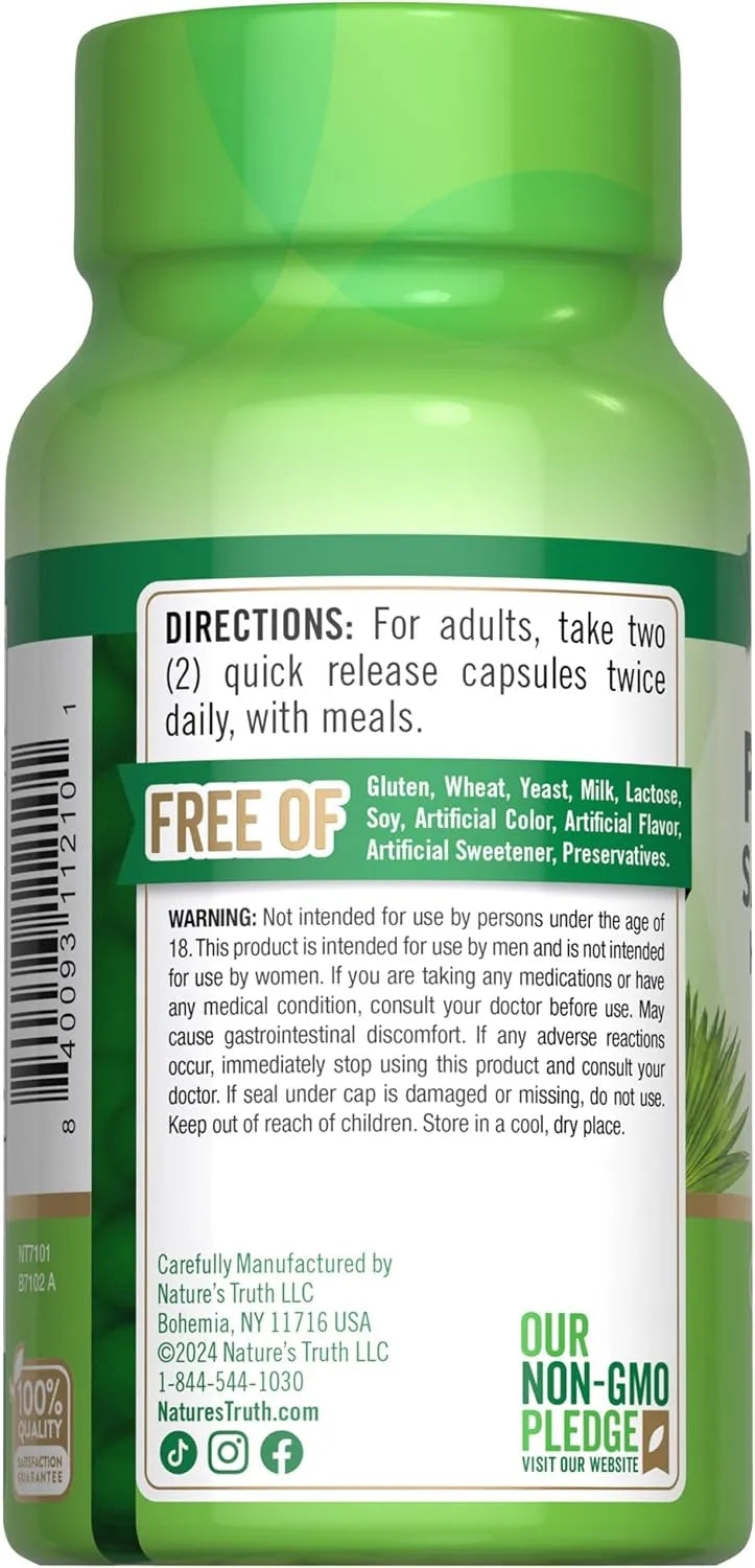 NATURE'S TRUTH - Nature's Truth Prostate Support 60 Capsulas - The Red Vitamin MX - Suplementos Alimenticios - {{ shop.shopifyCountryName }}