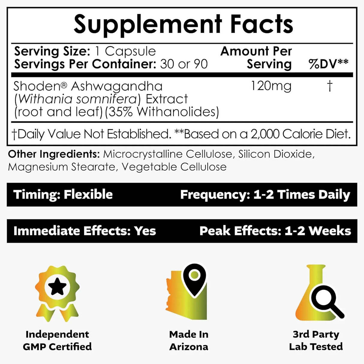 NOOTROPICS DEPOT - Nootropics Depot Shoden Ashwagandha 120Mg. 90 Capsulas - The Red Vitamin MX - Suplementos Alimenticios - {{ shop.shopifyCountryName }}